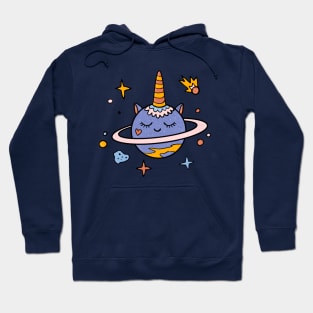 Planet unicorn Hoodie